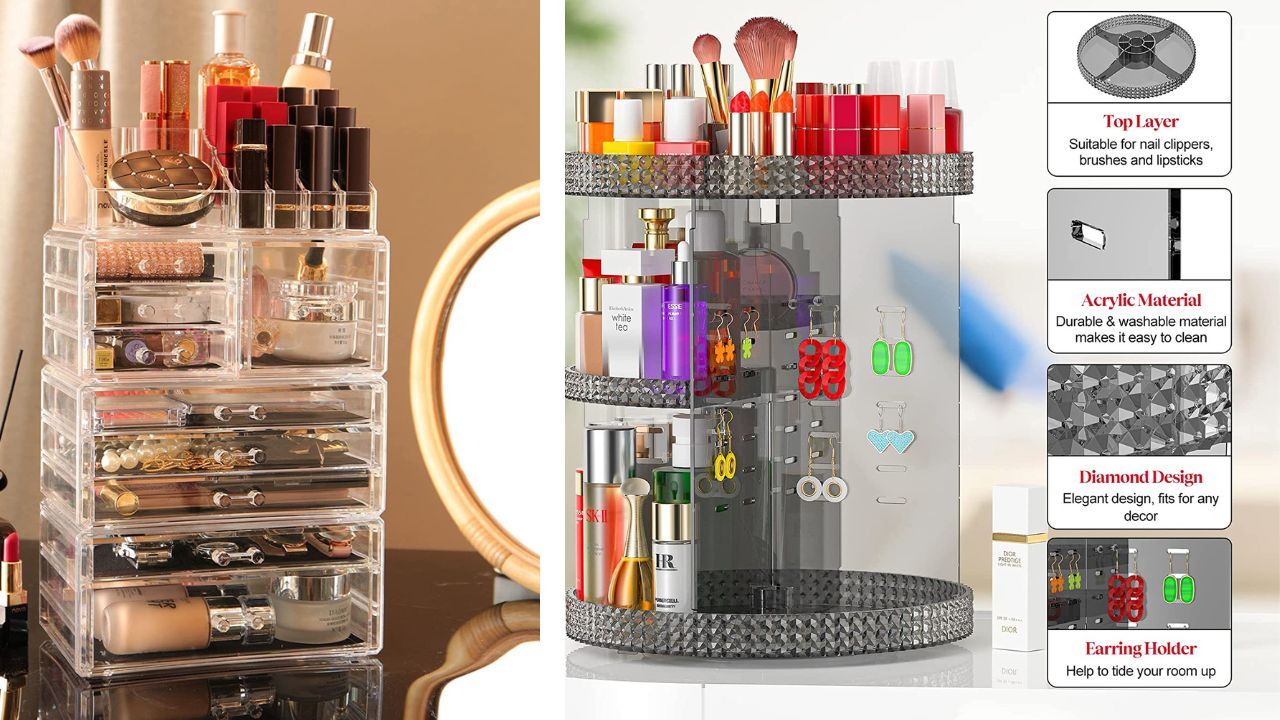 Organize Your Makeup Collection with These Stylish Makeup Organizers