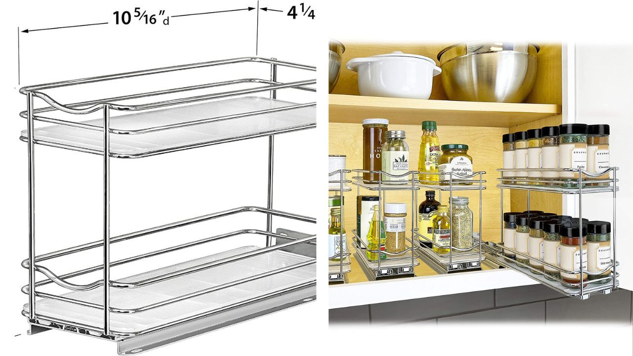 DIY Pull Out Spice Rack: Create a Space-Saving Kitchen Organizer