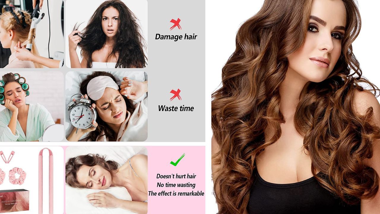 Get Your Long Lasting Curls Without Heat!