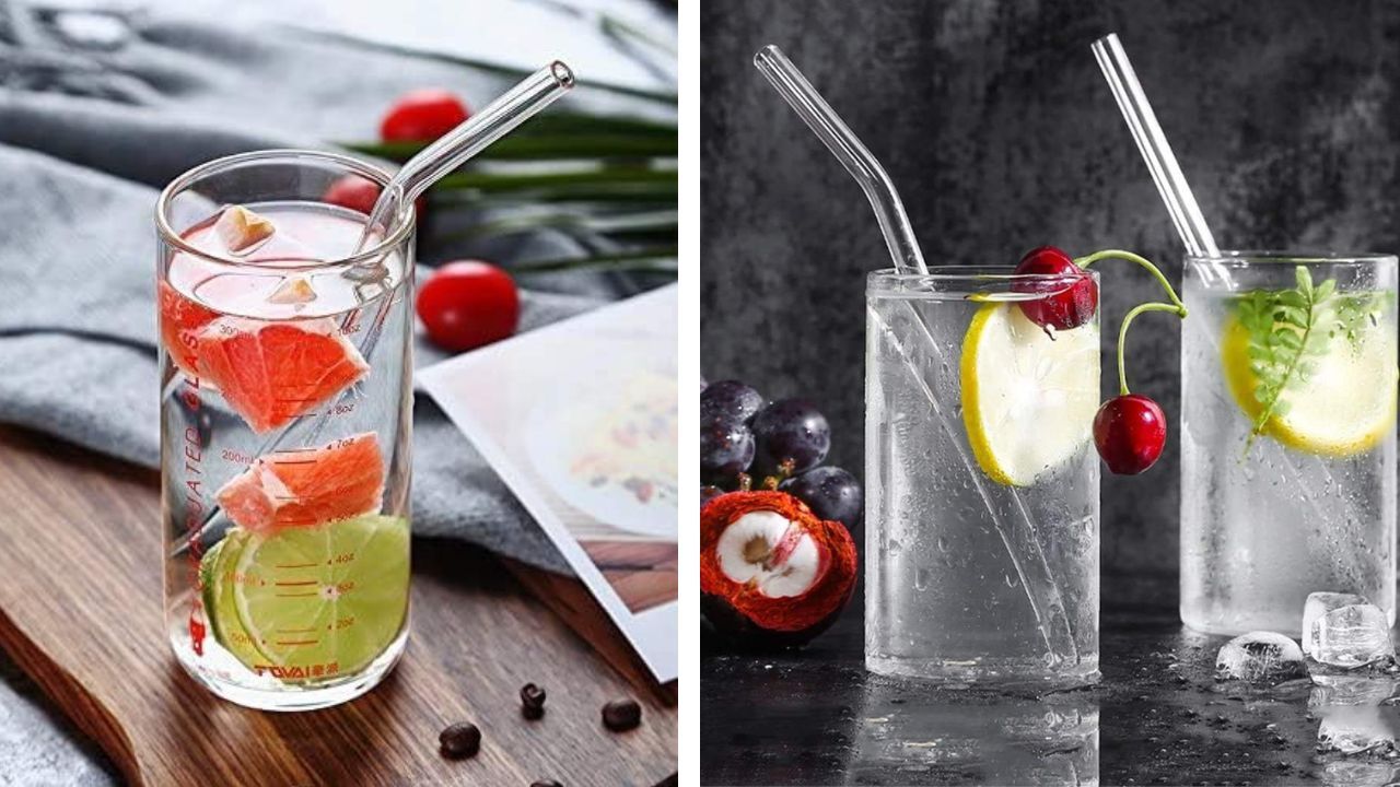 Glass Straws Elevate The Act of Drinking While Combating The Plastic Pollution! 