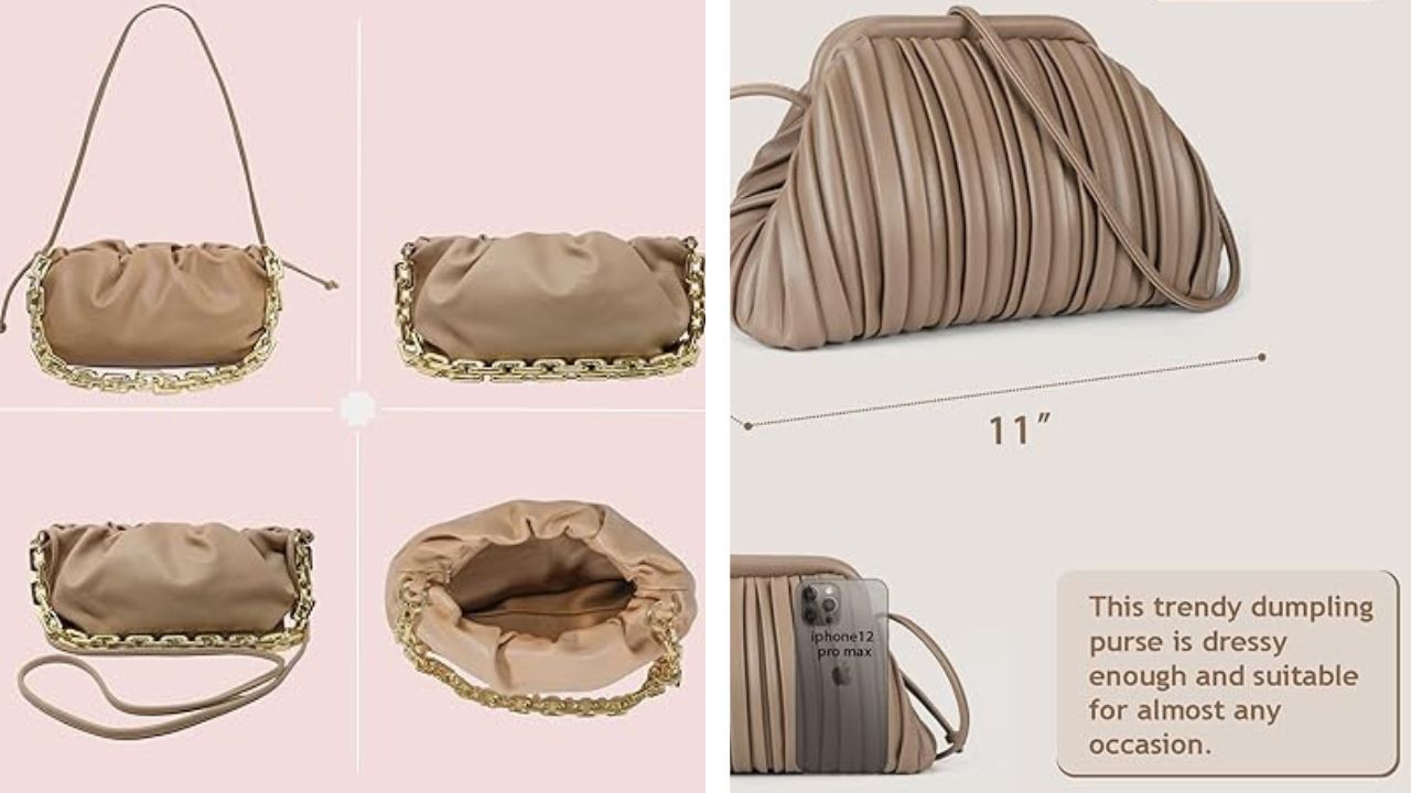 Caring For Your Dumpling Bag Ensures That Its Elegance Endures Over Time!