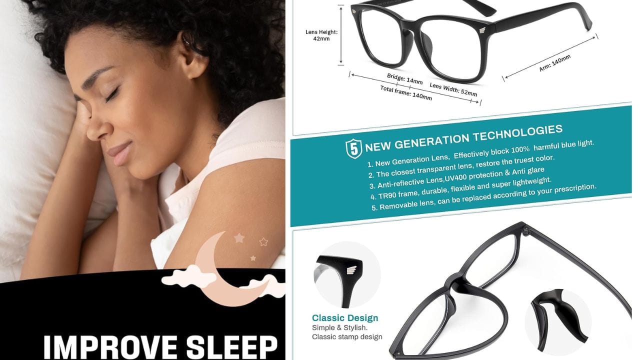 Blue Light Protection Glasses Hold The Promise Of Transforming Your Sleep Quality In The Digital Age.