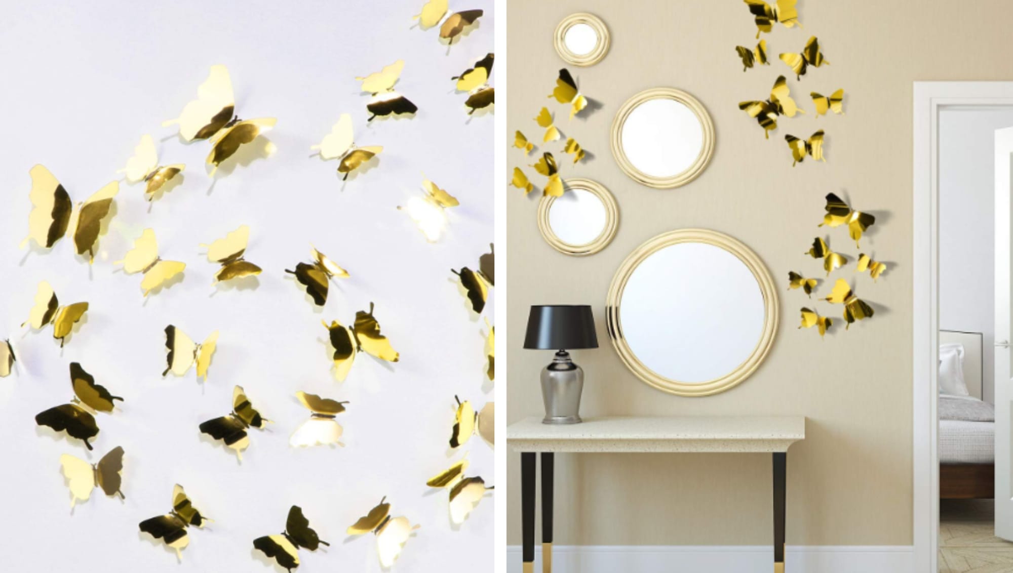 Transform your walls with vibrant, removable butterfly decor!