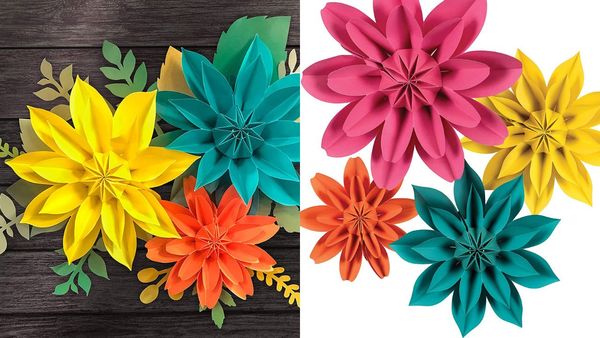 DIY Hack: Bring Spring Into Your Home With These Easy-to-Make Paper Flowers for Wall Designs!