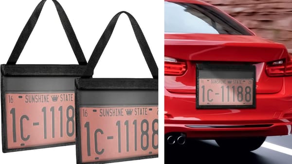 Get The Tag Holder With A Hanging Strap If You Are Tired Of Fumbling With Bolts And Screws To Secure Your License Plate!