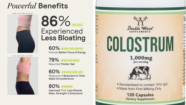 Enhance your wellness with colostrum supplements for boosted immunity, better gut health, and improved recovery.